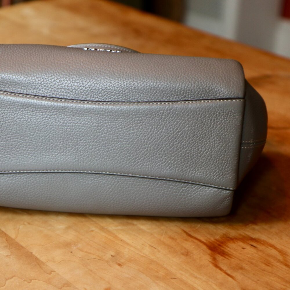 Coach Elise Grey Sachel EUC - Picture 4 of 16